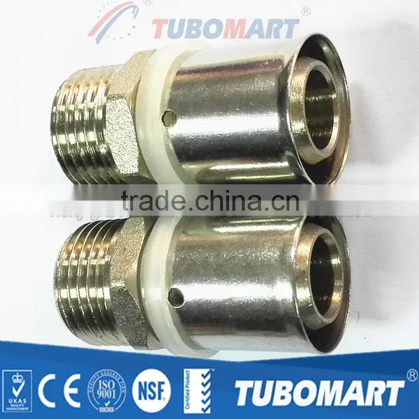 Hight Quality U Type Copper Press Fittings for Underfloor Heating Pipes photo-6