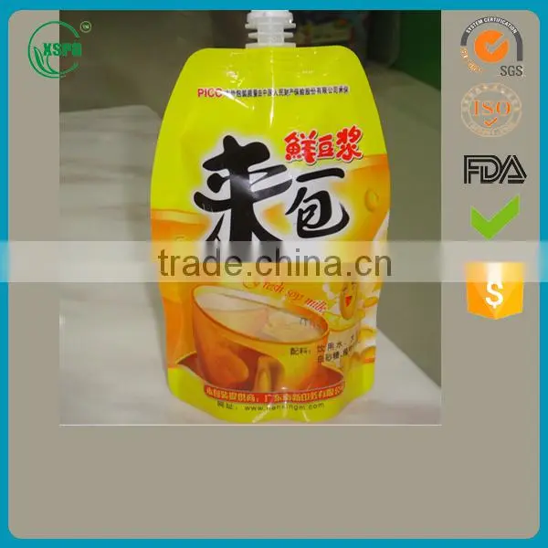 Resealable Plastic Liquid Spout Bag for Juice photo-2