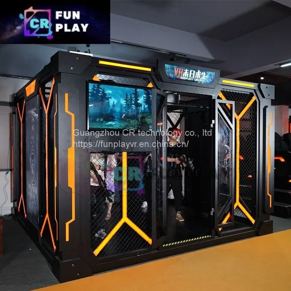 Other Amusement Park Products 9D Vr Puzzle Simulator Virtual Reality Multiplayer Escape Room Game Electronic photo-4
