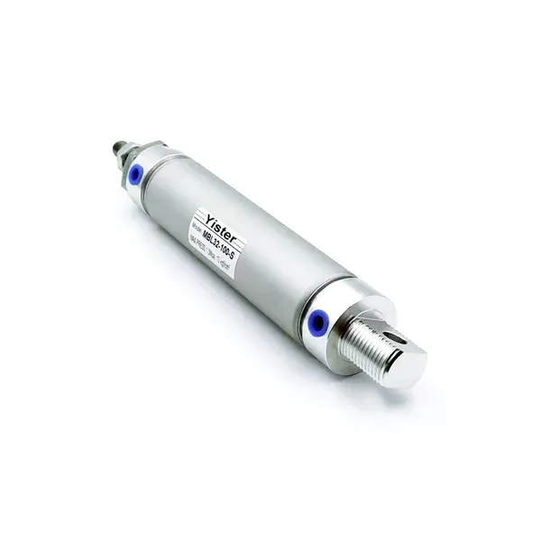 Double Acting MBL Series Aluminum Barrel Mini Round Body Air Pneumatic Cylinders photo-2