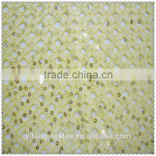 Sequin Embroidery Beaded Lace Fabric