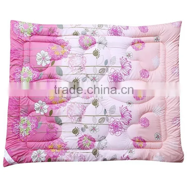 Printed Floral Top Quality Factory Price Microfiber Quilt Patchwork Quilt Sale Down Comforter Vacuum Package photo-3
