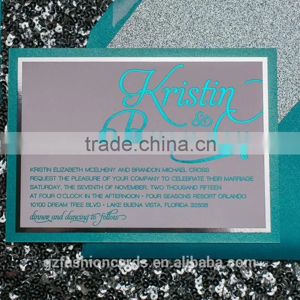High Quality Luxurious Royal Glitter Wedding Card Design photo-6