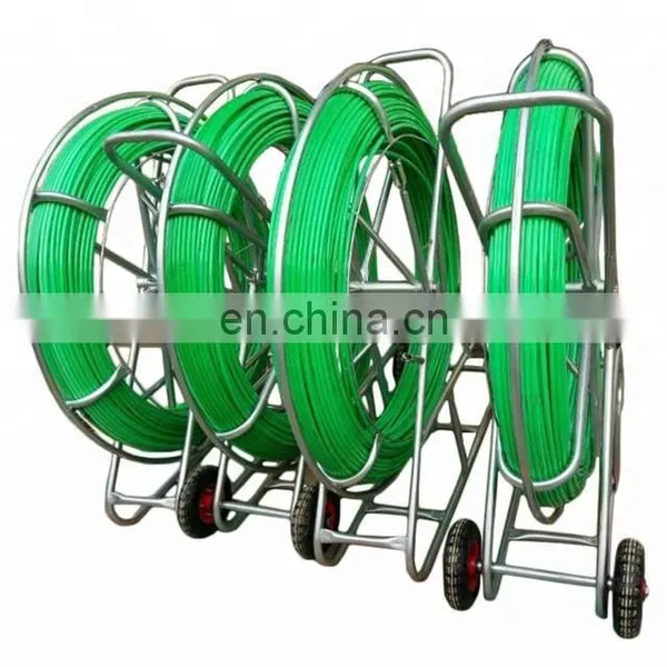 Best Price Flexible 8mm 200m Detectable Fiberglass Cable Push Pull Rodder Cable Pulling Tool Fiberglass Duct Rodders photo-4