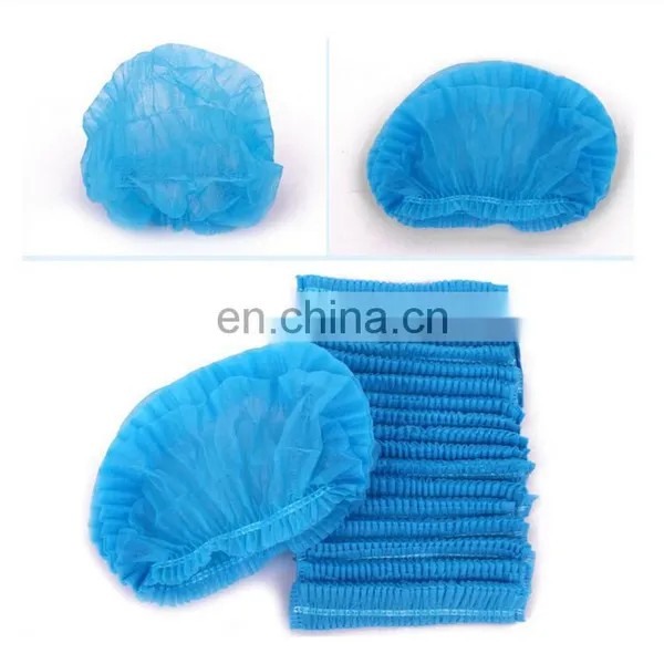 Disposable Nonwoven Clip Bouffant Cap With Elastic Band for Industry photo-5
