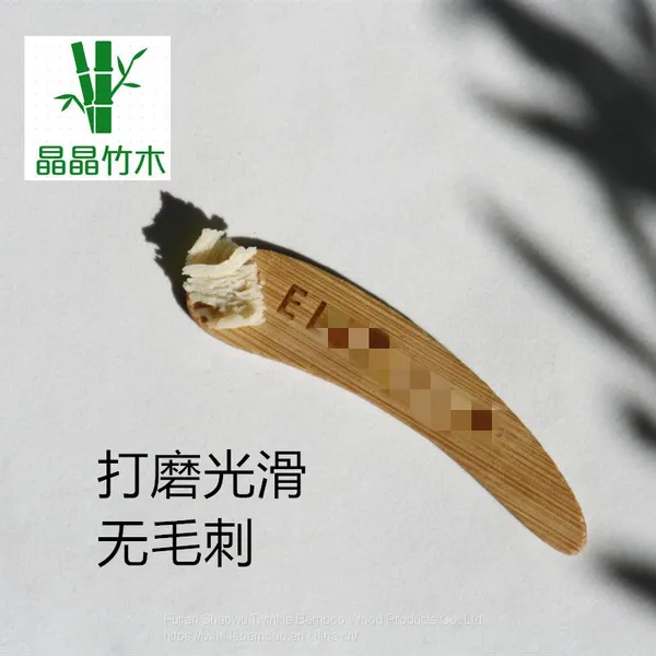 Mini Bamboo Spatula for Beauty Spatula Makeup Tool Bamboo Wood Items Twinkle photo-2