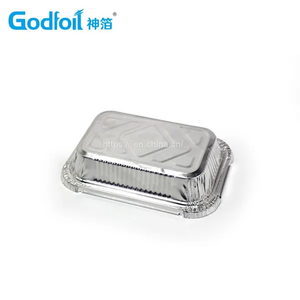Rectanglar Aluminum Foil Container Wrinkle Wall Container photo-4