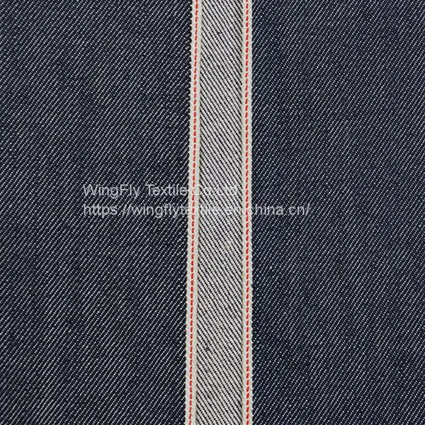 13oz 100% Cotton Slub Right Twill Mens Custom Denim Fabric W283429 photo-3