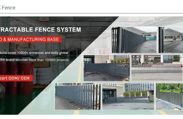 UPARK Home-use Auto Flexible Rising Fence Remote Control Rader Anti-theft Invisible Access Fencing Gate photo-2