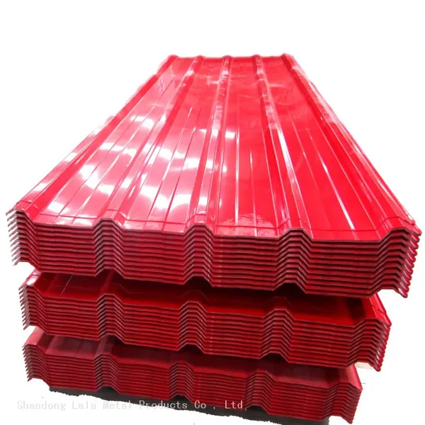 Color Corrugated Metal Steel Sheet Ppgi Corrugated Steel Sheet Calamina Galvanized Toles Pour Toitures photo-2