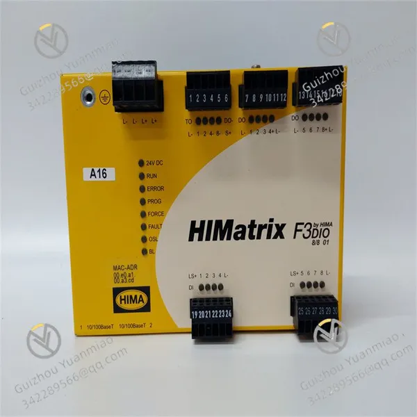 HIMA F3 DIO 8/8 01 Digital Input/output Module photo-3