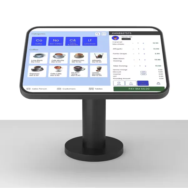 Rise Display POS Stand With 100*100mm VESA Mounting Plate