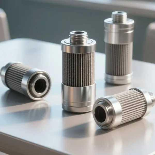 Construction Machinery Filter Element, Hydraulic Oil Strainer Kf-50a-100, Hydraulic Filter for the Lubricating Shoe Oil Station of Cement Plant Mills