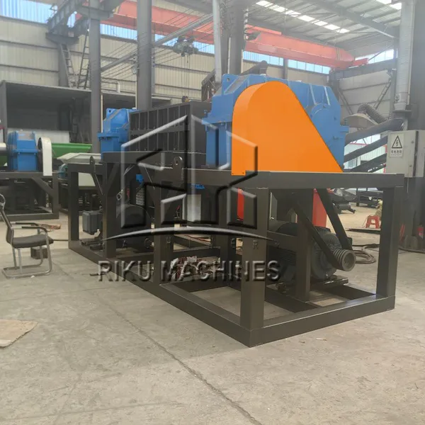 High Torque Industrial Aluminum Ubc Scrap Profile Crusher Double Axis Light Metal Shredder photo-5