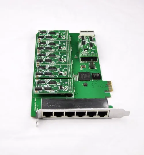 Newest 24 Ports Asterisk Fxo Fxs Card,ippbx Pci Card, Asterisk PCIe Card photo-3