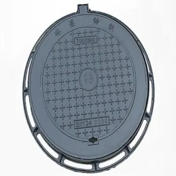 Road Cast Iron Manhole Cover En124 D400 Square Round Manhole Covers Custom Nodular Cast Iron Manhole Cover photo-2