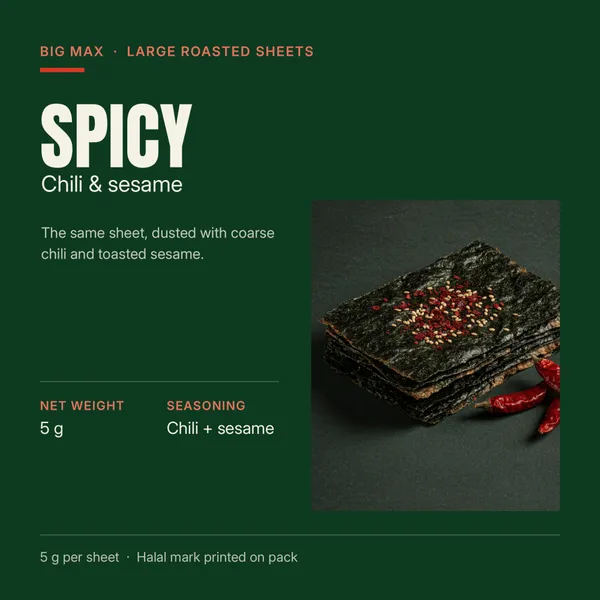 Seasoned Seaweed for Food Manufacturing, Ideal for Sushi Rolls, Onigiri, and Instant Noodle Toppings