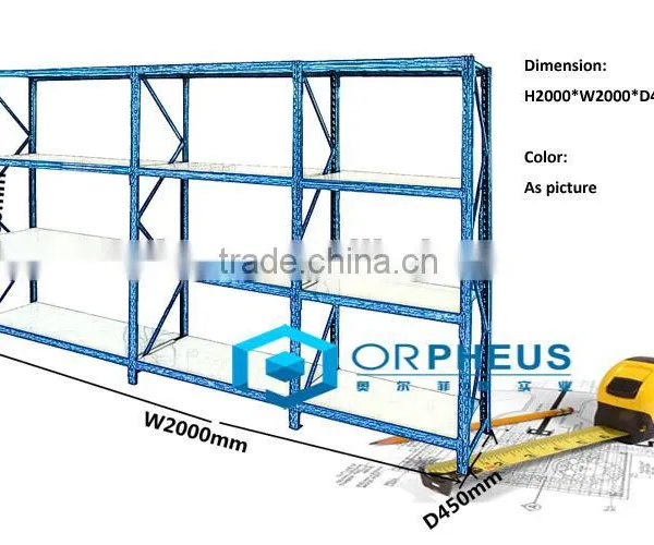 Warehouse Equipment Heavy Duty Cold Rolled Steel Goods Rack Used Industrial Steel Rack photo-6