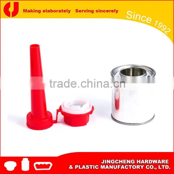32mm Oil Plastic Tin Can Cap / Ring Pull Push Cap / Plastic Spray Nozzle China