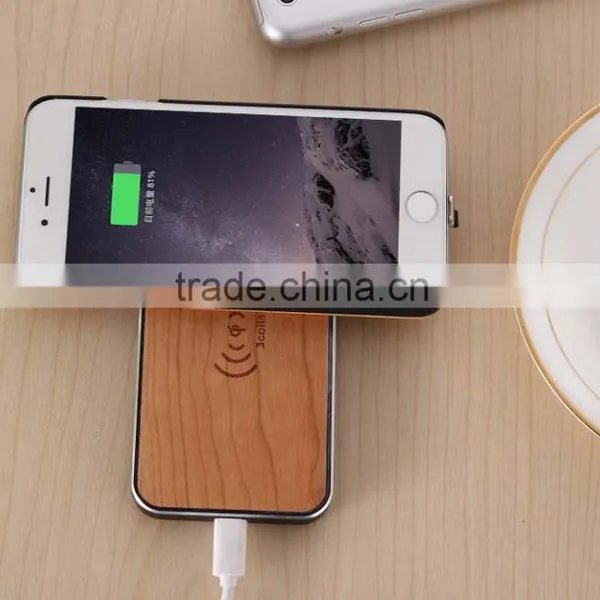 Three Coil Transmitter Wooden Wireless Transmitter /qi Wireless Charger photo-2