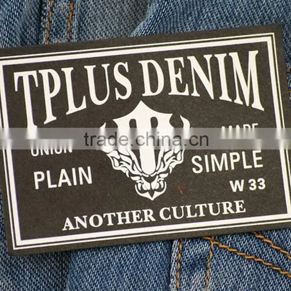Made in China Discount Embossed Leather Jeans Patches photo-3