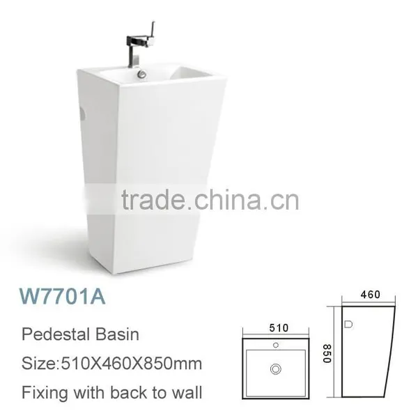 Small Size Pedestal Wash Hand Basin Sizes photo-3