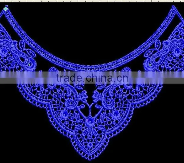 2016 Customizable New Cotton Kurta Neck Designs With Lace photo-2