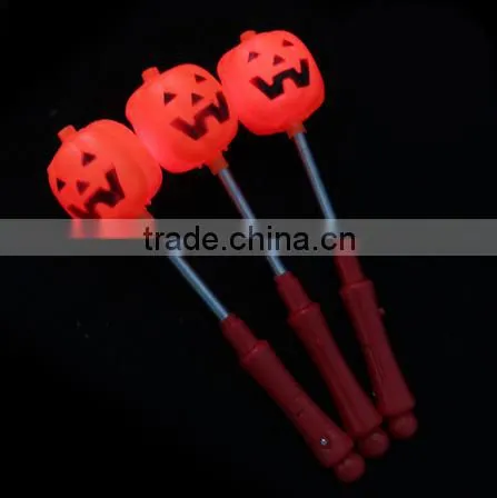 Halloween Pumpkin/Skull LED Light Stick Flash Glow PVC Fluorescence Sticks With Shaking Spring Party Decoration photo-6