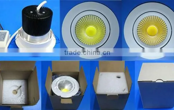 Super Brightness 30w High Efficiency CRI Max97 Led Cob Panel Downlight photo-5