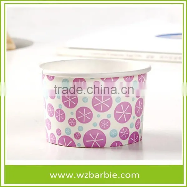 Recyled Ice Cream Paper Cup/Bowl For Ice Cream With Custom Logo Printed photo-2