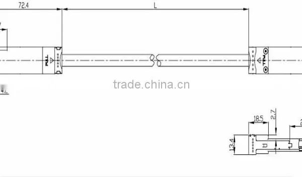 5/7/10m Customised AOC Greater Bandwidth 40G QSFP Active Optical Cable photo-2
