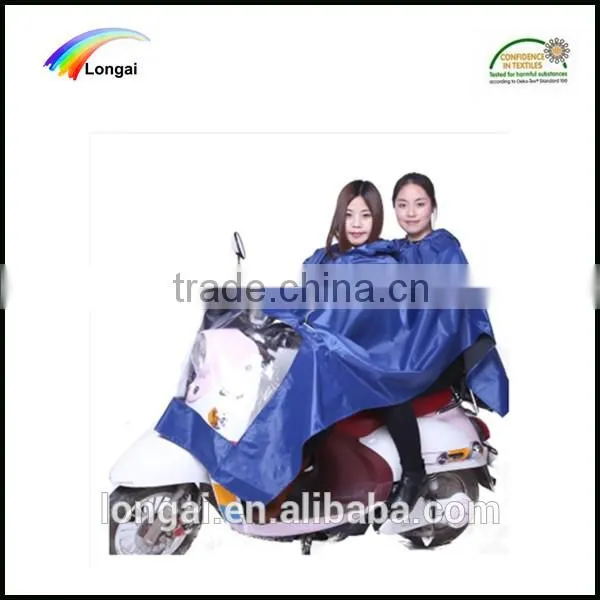 Waterproof Durable King Size Bicycle Pvc Raincoat Poncho for Sale photo-2