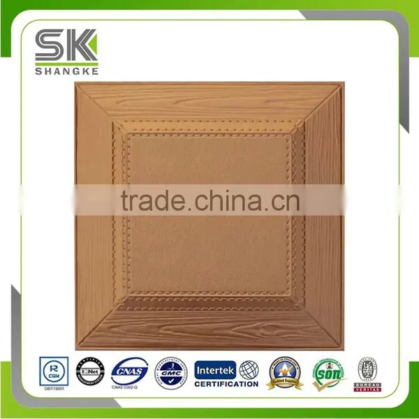 Elegant Home Decoration Materials Soft Leather Wall Panel photo-3