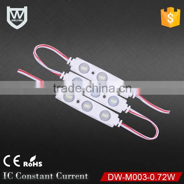China Supplier 12V Ip65 Waterproof 0.72W 2835 3PCS Led Module With Lens for the Advertising Light Source photo-2