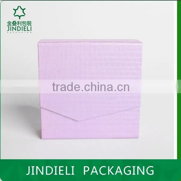 Beautiful Purple Fancy Paper Packaging Jewelry Boxes Wholesale photo-2