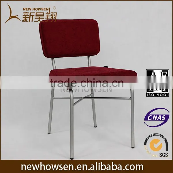 Modern Metal Iron Tube Dining Chair photo-2