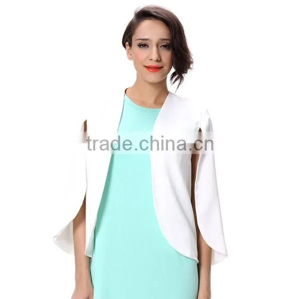 High Quality White Fancy Fashion Blazers Coat for Girls photo-2
