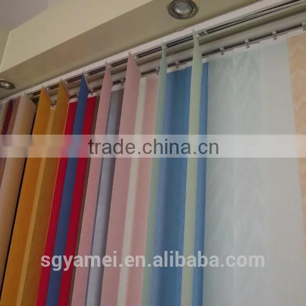 2016 New Year Wholesale Sunscreen Black Out Vertical Blinds Fabric Fire Redardant Blinds