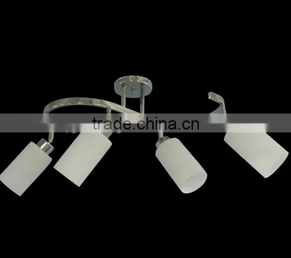Chrome and White Chandelier Pendant for Living Room Made in China photo-3