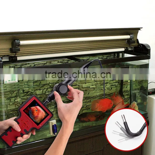 Recordable 3.5" 5.5mm Endoscope Borescope Zoom DVR 2 Way 180 Adjust 1m Video Industrial Inspection Camera photo-5