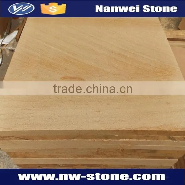Yellow / Beige Sandstone,Bush Hammered Surface Finishing and Sandstone Type Mint Sandstone photo-4