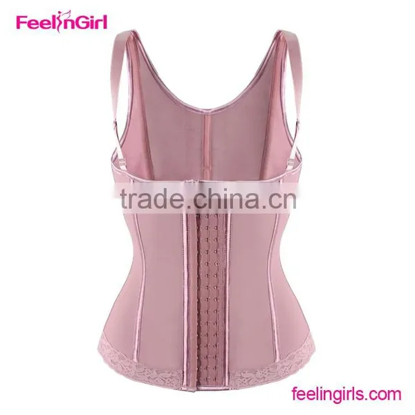 Women Sexy Latex Waist Slimming Girdle Corset photo-5