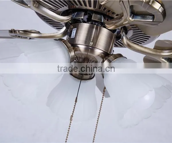 Iron Ceiling Fan, Brushed Bronze photo-4