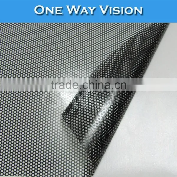 Printed Vinyl Self Adhesive One Way Privacy Window Film photo-3