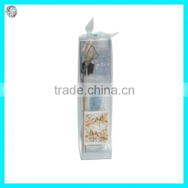 Decorative Home Fragrance Glass Bottle Aroma Reed Diffuser Set