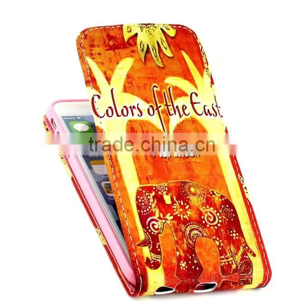 2015 Newest Owel Printings Phone Case Lift Flip Leather Case With Card Slot For IPhone 6 photo-2