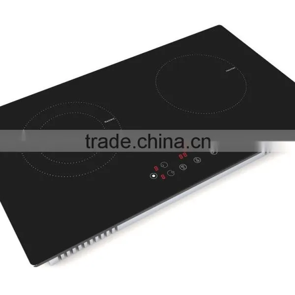 Hybrid Cooker Digital LED Display 220V-240V Metal /plastic Cover Two Burners Induction Mixed Infrared Cooker photo-2