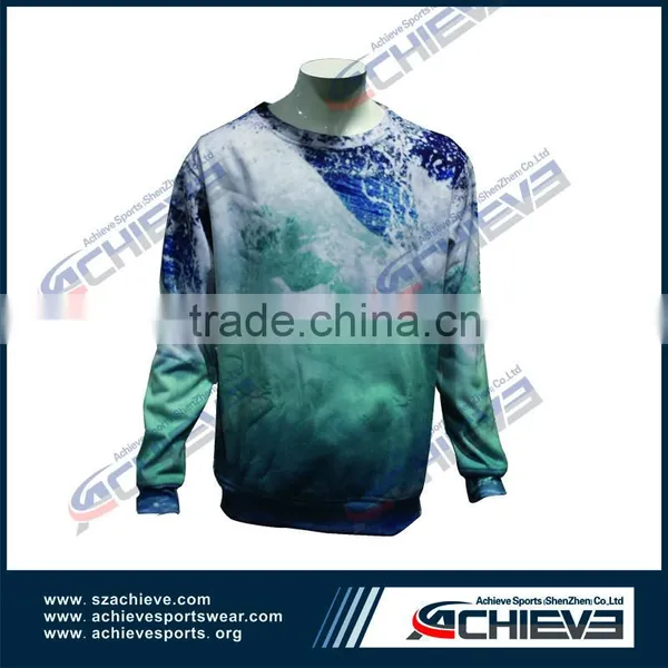 Custom 100% Polyester Sweater Plain Sweater Print Galaxy Sweatshirts Sweater Design for Children photo-3