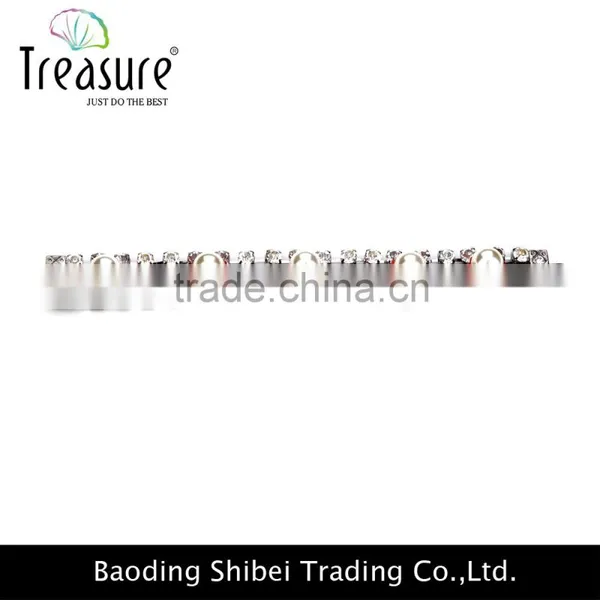 China Cheap Wholesale Pearl Rhinestone Mosaic Bracelet Jewelry New Design in 2016 photo-3