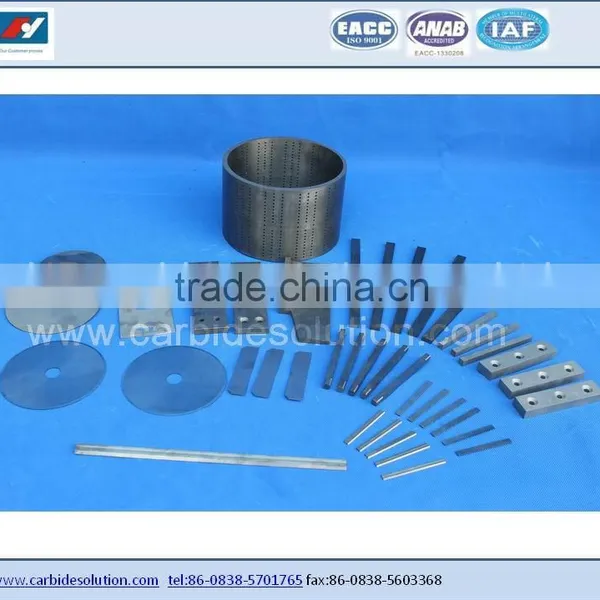 tungsten carbide roll for wire rod rolling process